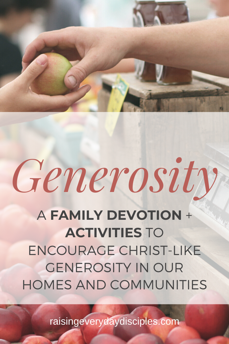 Character Challenge for Kids: Generosity - Raising Everyday Disciples